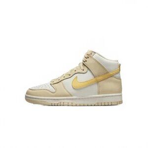 [DD1869-201] Women's Nike Dunk High Pale Vanilla Topaz Gold Size 5.5
